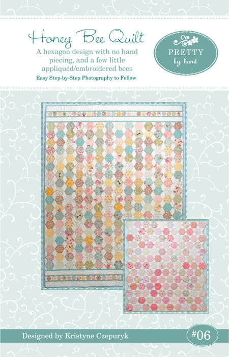 Image of PDF VERSION - Honey Bee Quilt Pattern