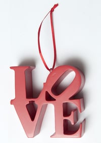 Image 2 of Red Love Ornament