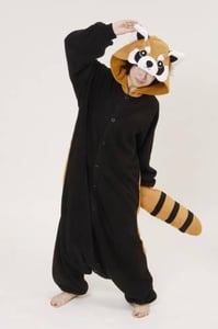 Image of Adult Raccoon Kigurumi Suit