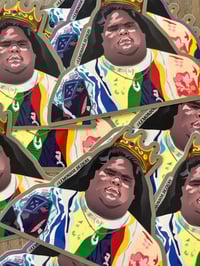 Image 1 of Biggie smalls X braddah iz sticker 
