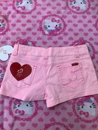 Image 2 of Y2k mini shorts |pink|