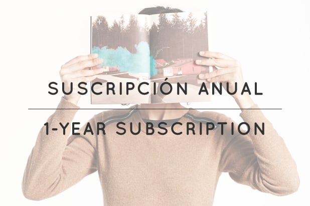 Image of suscripción anual / 1 year subscription