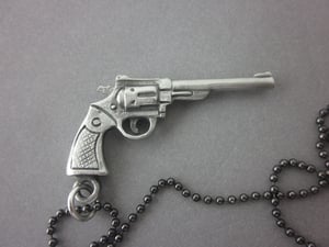 Image of Dirty Harry 44 Magnum Revolver Necklace
