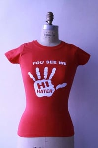 Image of Hi Hater T-Shirt - Womens (Red)