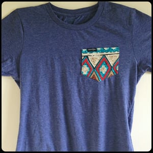 Image of Girls Tribal Pocket Tee