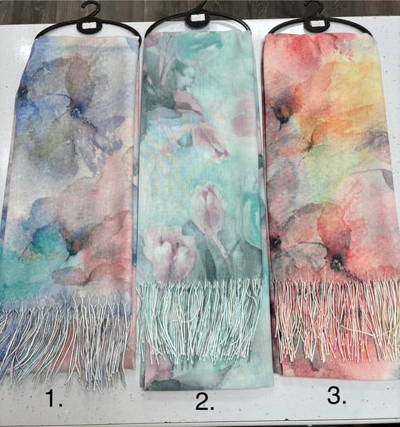Image of Lightweight Summer Tassel Scarf