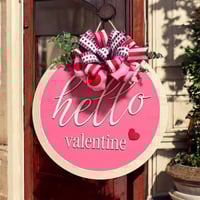 Image 4 of Valentine Round Door Hanger