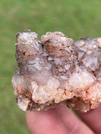 Image 8 of Australian Quartz & Hematite Points Cluster #810