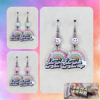 Image 1 of 'I Don't Care' Earrings