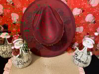 Image 3 of "Peace. Hope.  Joy" Christmas Narrow Brim Hat