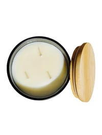 Image 2 of The Luxury Collection White Sage & Lavender Grey Smoke 3 Wick Candles 