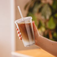 Image 3 of Clear plastic tumbler - Rebel Loon
