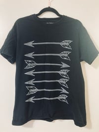 Image 1 of 'Arrows' Custom Upcycled Blockprint Tee