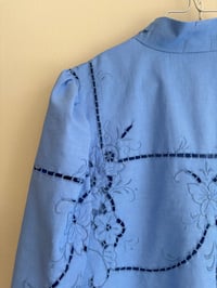 Image 7 of Blue puff sleeve (L)