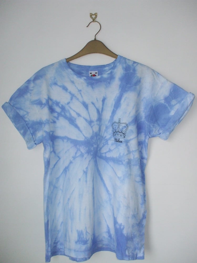 Image of  BLUE SPIRAL DYED TOP