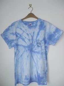 Image of  BLUE SPIRAL DYED TOP