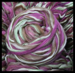 Image of Raspberry Gardens Twist Thrums - 4 oz