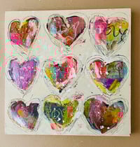 Image 1 of Arty Hearts Painting