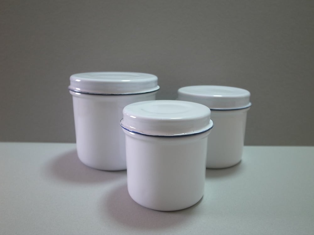Enamel Container Set / Super Normal Objects