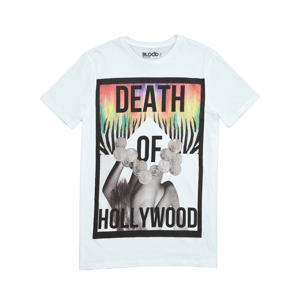 Image of Blood Brother O+ Death of Hollywood white T-shirt