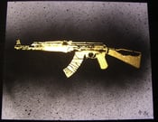 Image of TOOLS OF THE TRADE: AK-47 Gold on Black