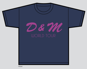 Image of D & M World Tour T-Shirt *Pre-Order*