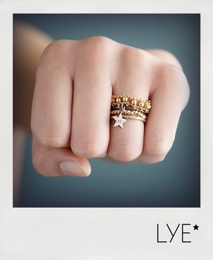 Image of Bague Brillante avec Etoile LYE*