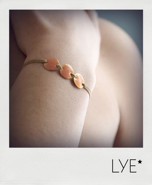 Image of Bracelet daim 3 Pastilles