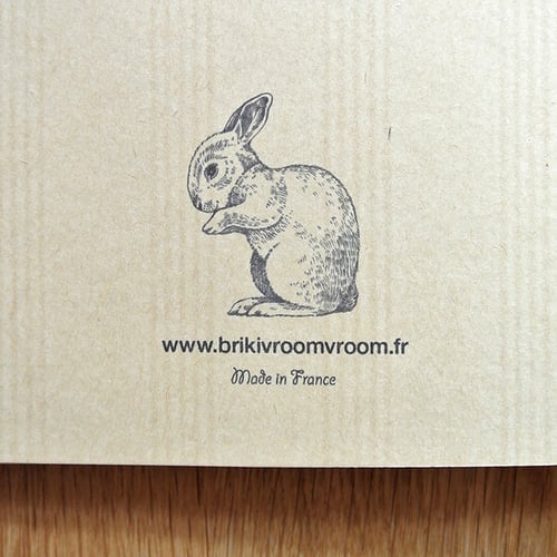 Image of Cahier A5 Lapin Magicien couverture Kraft
