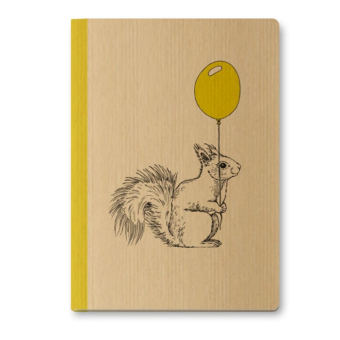 Image of Cahier A5 Ecureuil couverture Kraft