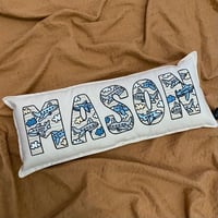 Image 1 of Fly The Sky Personalised Name Cushion 