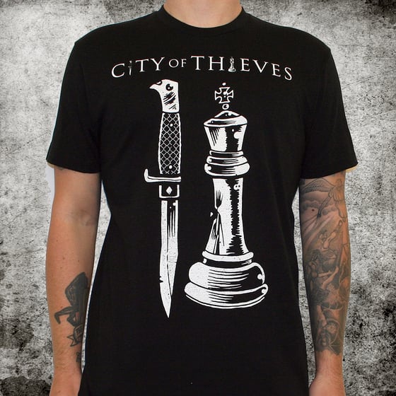 Image of City of Thieves (band) name & logo 100% cotton - unisex - discharge ink