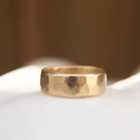 Hammered Gold ring