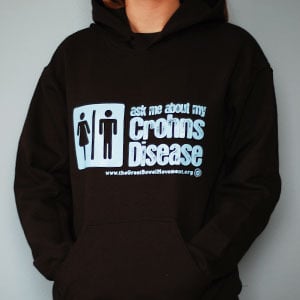 Image of Ask Me About My Crohn's Hoodie (Unisex)