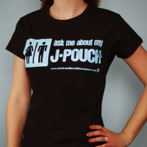 Image of Ask Me About My J-Pouch T-Shirt - Women's