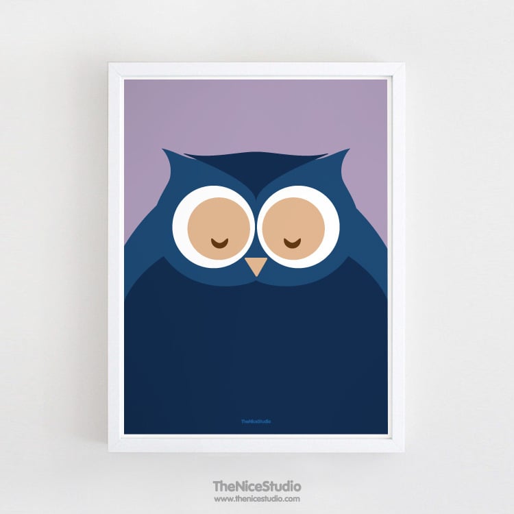Image of Big Owl Print