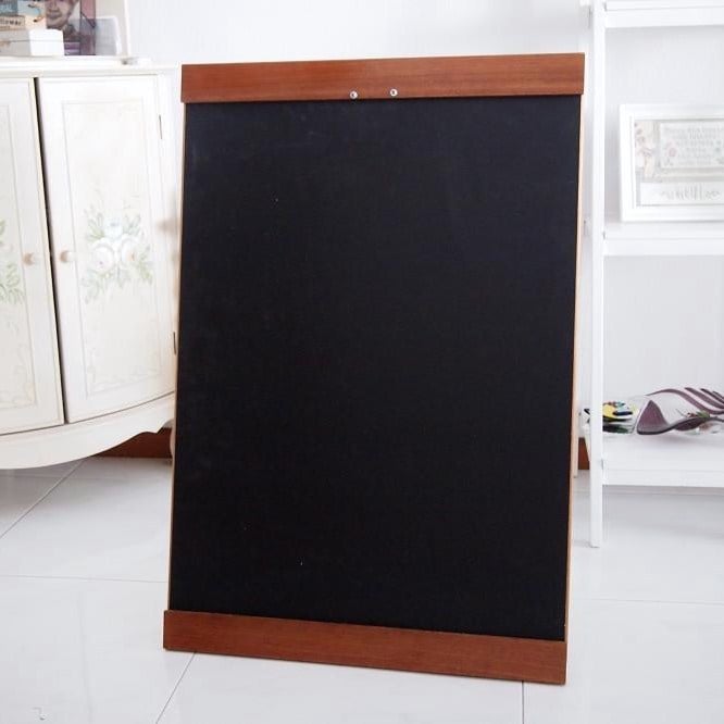 Medium Single Sided Standing Chalkboard with top and bottom border