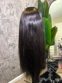 Image 3 of 26” Closure Straight Wig