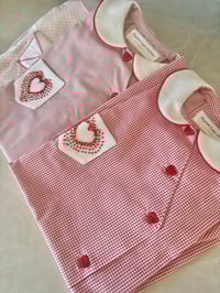 Image 1 of Ready To Ship size 4 Love Burst Apron Dresses