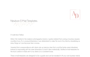 Image of Newborn E-mail Templates