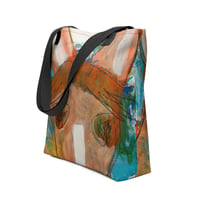 Image 2 of All-Over Print Tote Horse Dillon
