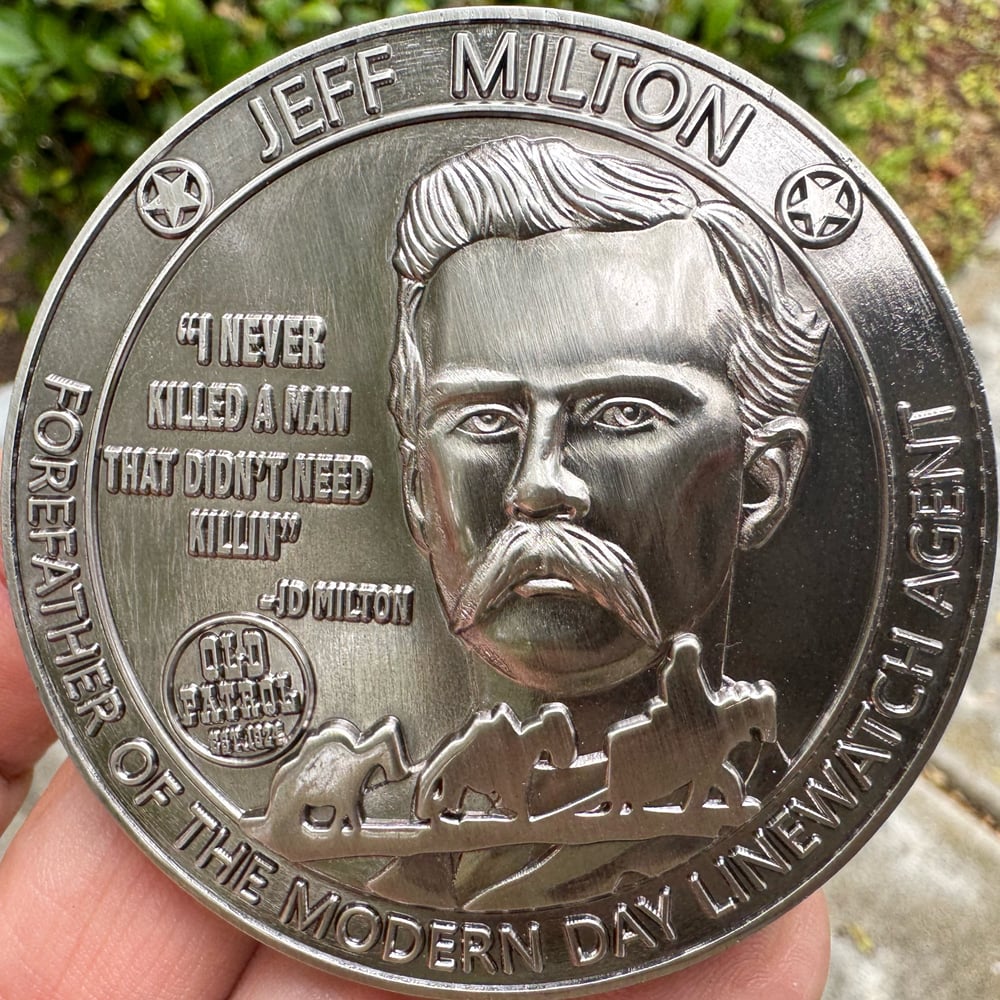 Image of  JEFF MILTON ~ FIRST PATROL INSPECTOR COIN