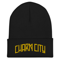 Embroidered Charm City Memorial Stadium Cuffed Beanie