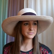 Image of wide brim beach hats