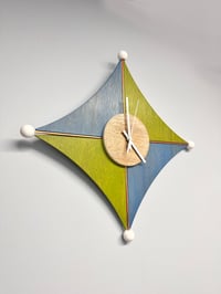 Image 2 of Green & Teal Sail Clock