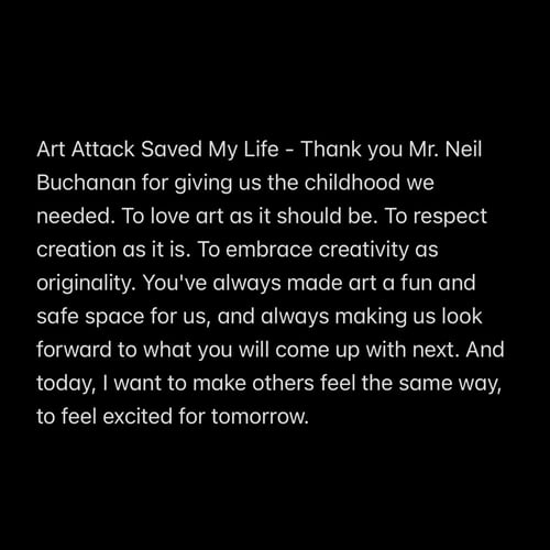 Image of ART ATTACK SAVED MY LIFE