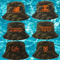 camo bucket hats