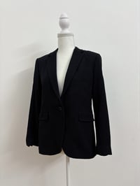 Image 1 of Massimo dutti black blazer // S