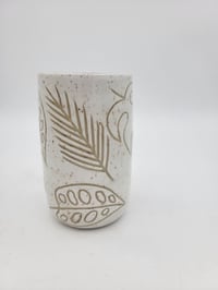 Image 3 of White Leaf Tumbler 