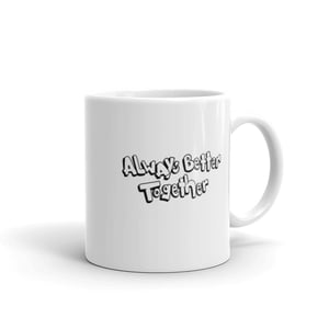 Always better together coffee bird (White glossy mug)